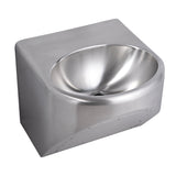 Round Disabled Compliant Wall Mounted Stainless Steel Hand Basin HBD-R