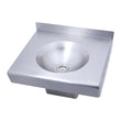Square Disabled Compliant Wall Mounted Stainless Steel Hand Basin HBD-S