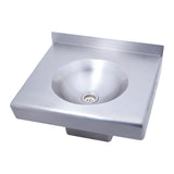 Square Disabled Compliant Wall Mounted Stainless Steel Hand Basin HBD-S