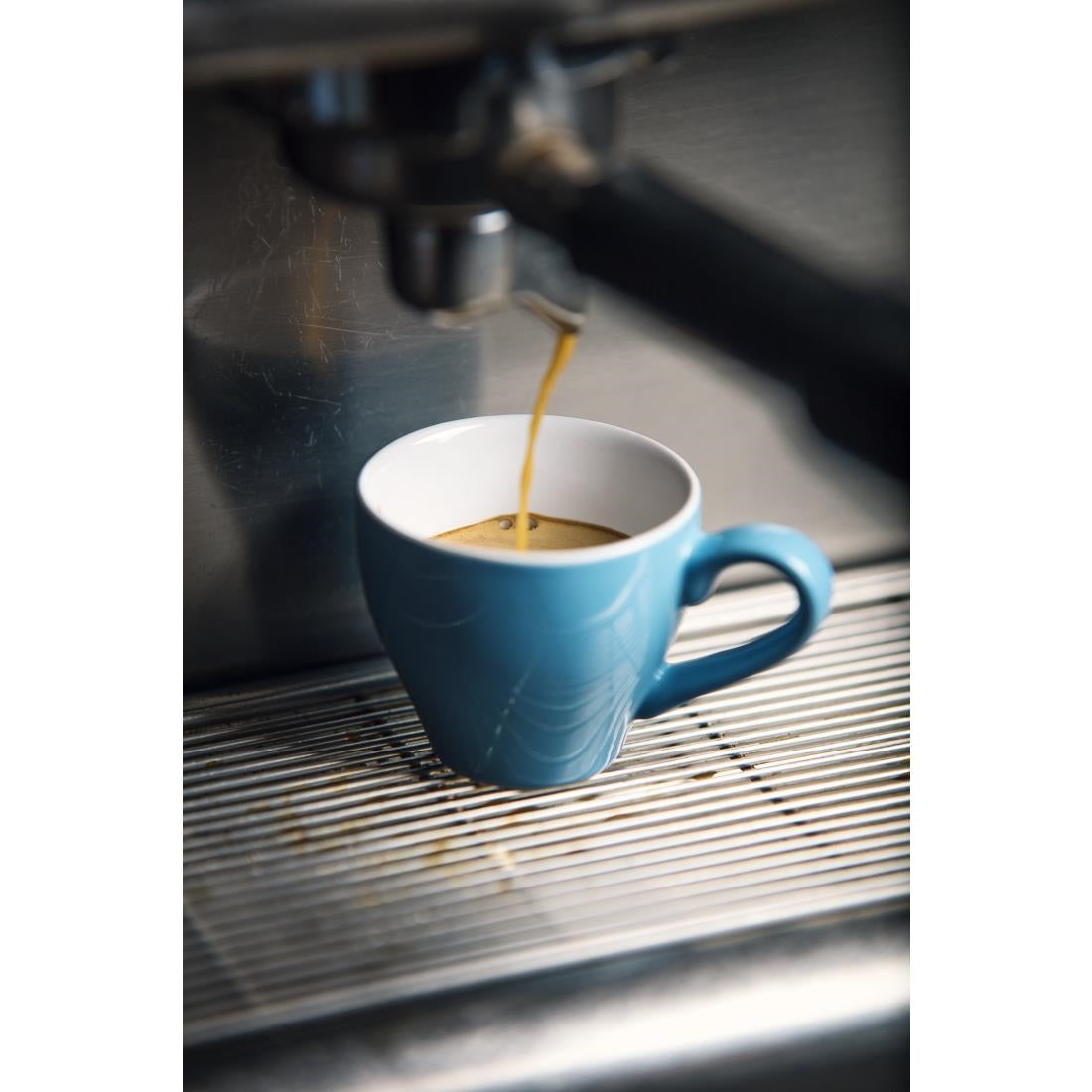 Olympia Cafe Espresso Cup Blue - 100ml 3.5oz (Box 12)