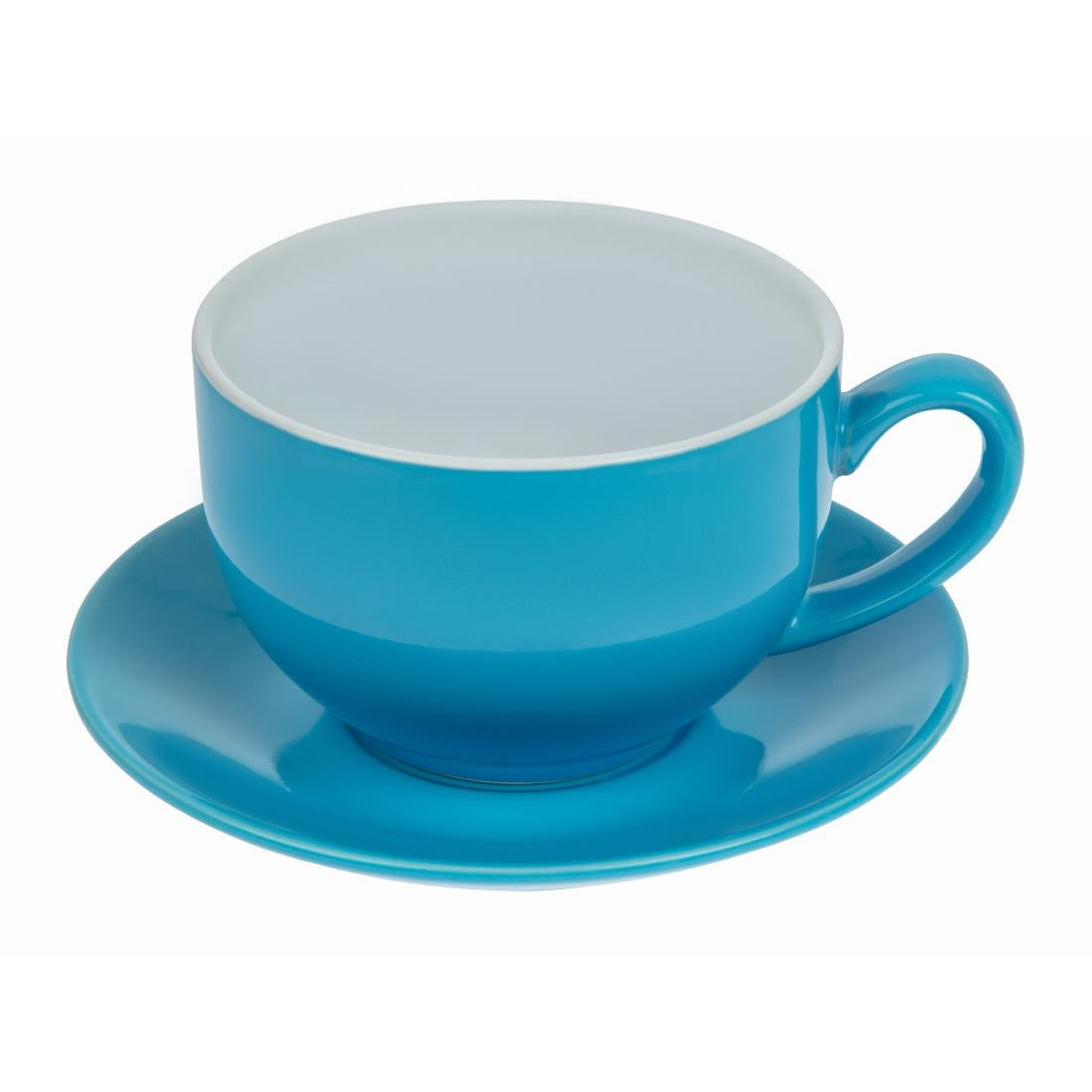 Olympia Cafe Cappuccino Cup Blue - 340ml 12oz (Box 12)