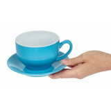 Olympia Cafe Cappuccino Cup Blue - 340ml 12oz (Box 12)