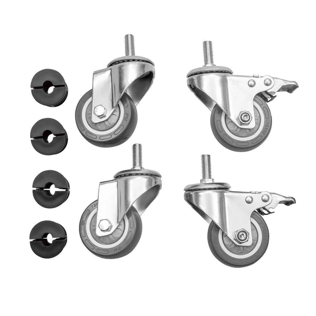 Vogue Castors for Vogue St/St Tables (Pack 4)