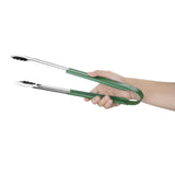 Hygiplas Colour Coded Serving Tong Green - 405mm