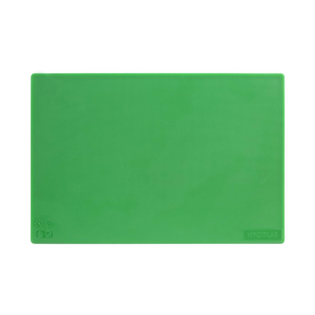 EDLP - Hygiplas Anti-bacterial Low Density Chopping Board Green - 450x300x10mm