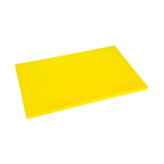 EDLP - Hygiplas Anti-bacterial Low Density Chopping Board Yellow - 450x300x10mm