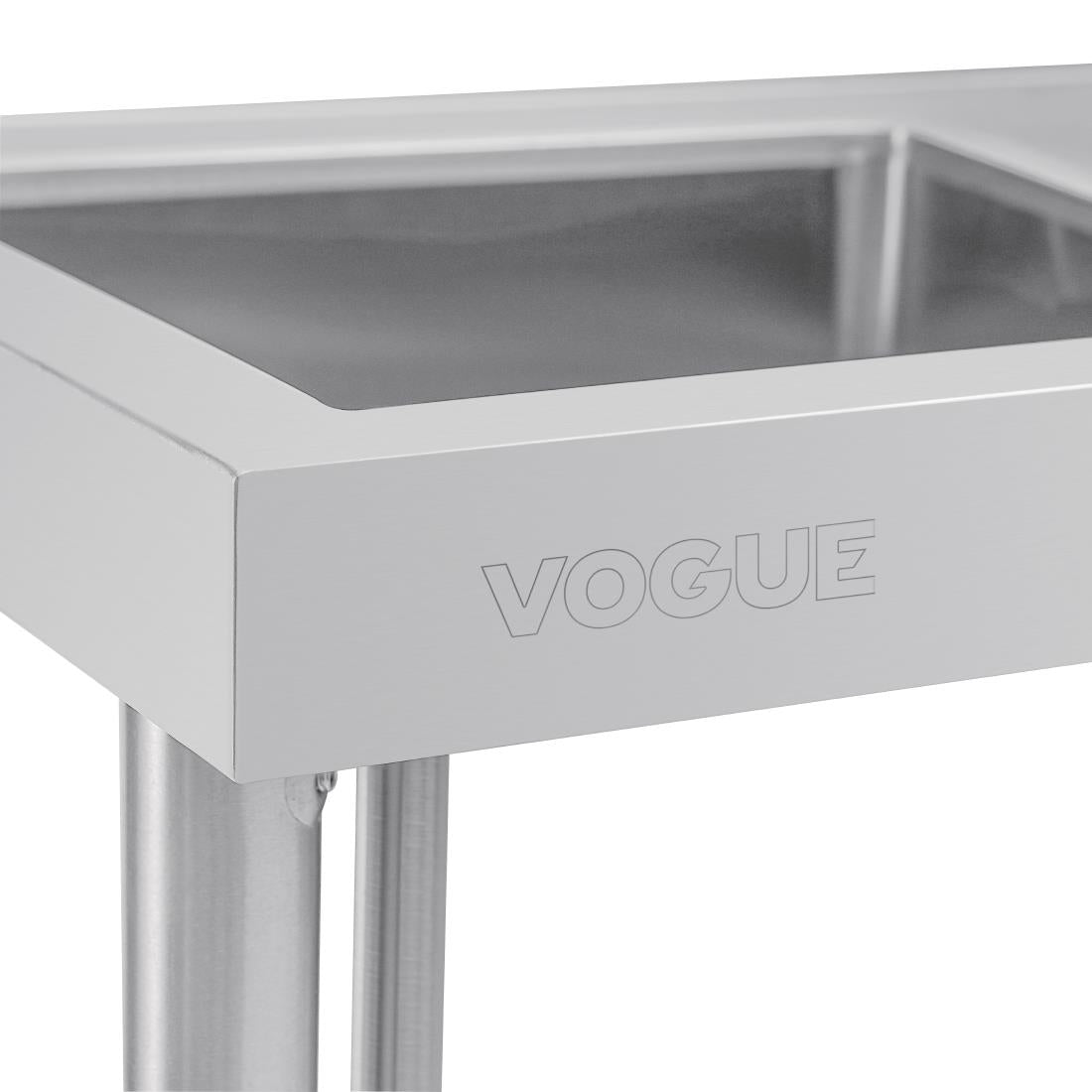 Vogue Single Bowl Sink R/H Drainer - 1000mm (90mm Drain)