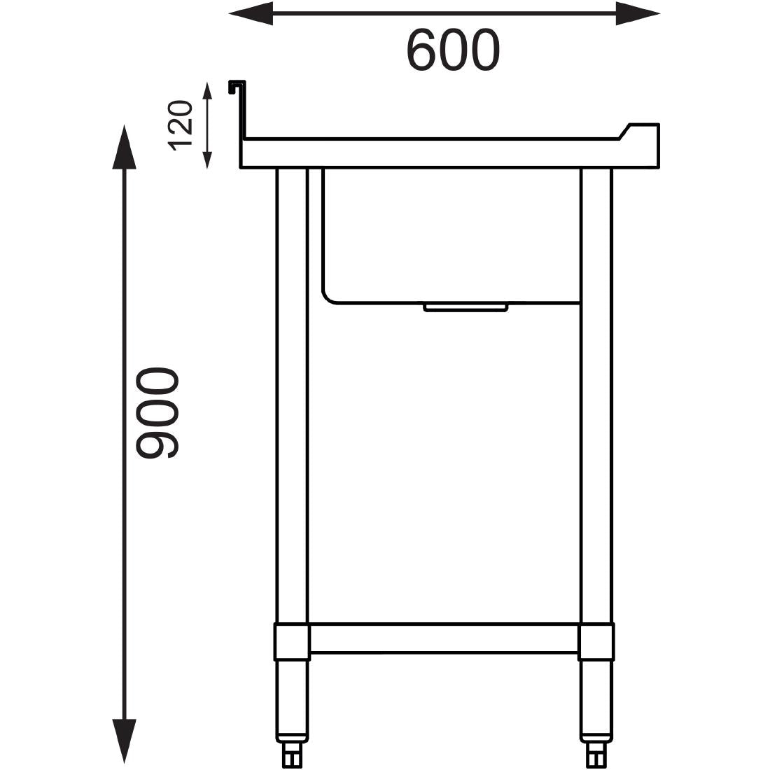 Vogue Double Bowl Sink R/H Drainer - 1500mm (90mm Drain)