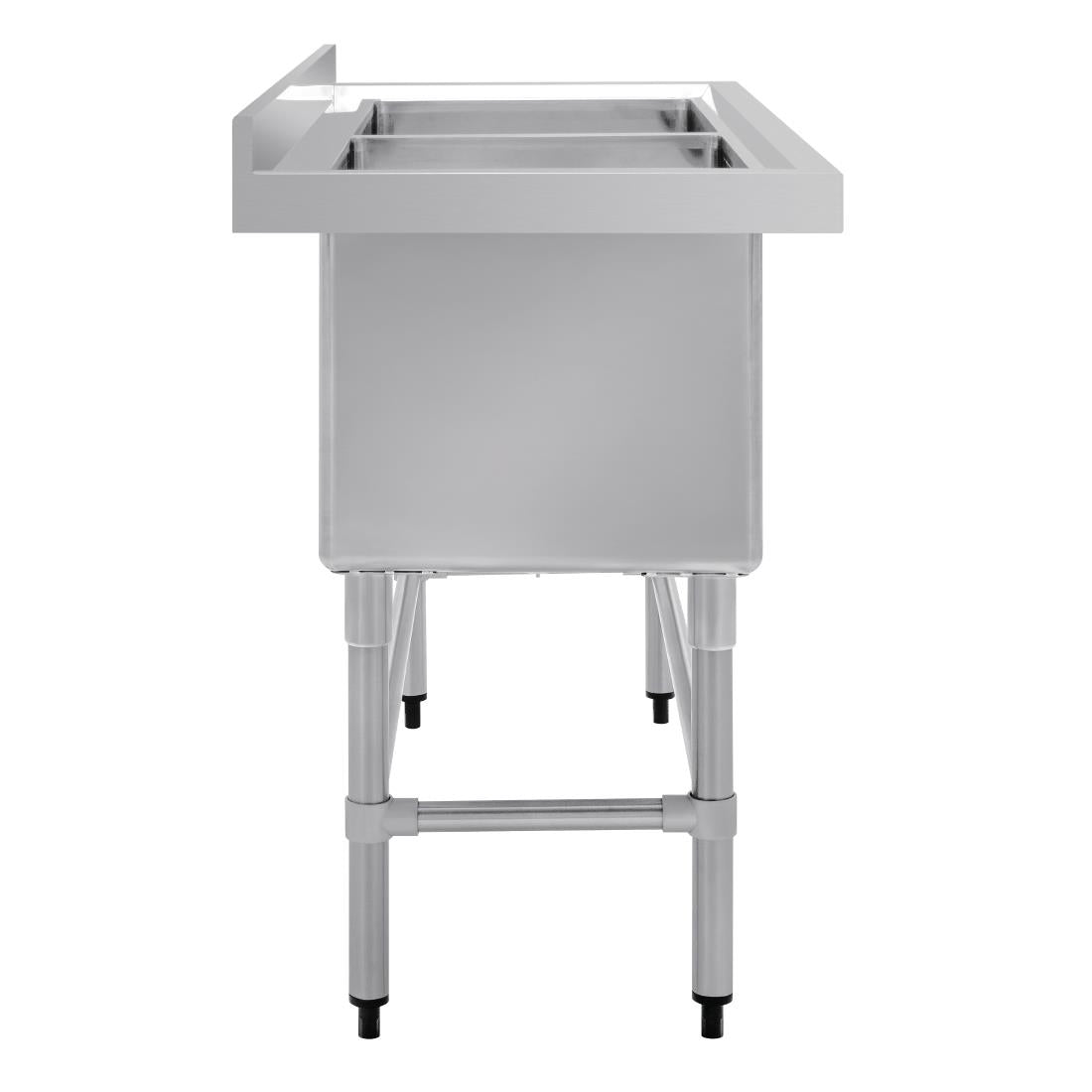 Vogue Double Deep Pot Sink (90mm Drain)