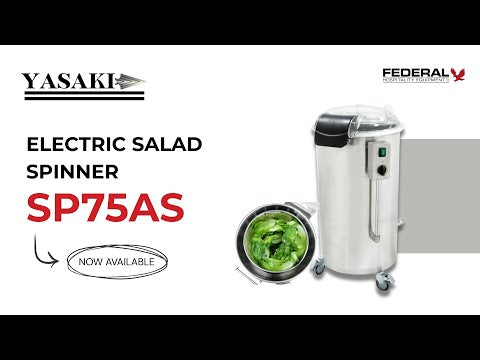 Yasaki Electric Salad Spinner w/ Castors & Timer 3kg/cycle SP75AS