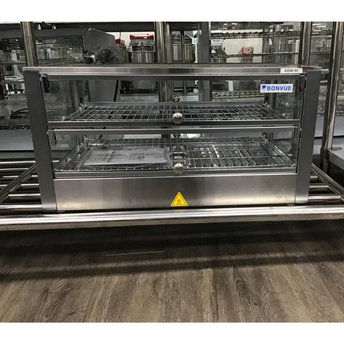Ex-Showroom: Bonvue Countertop Self-Service Heated Food Display - HSW-80-VIC1034