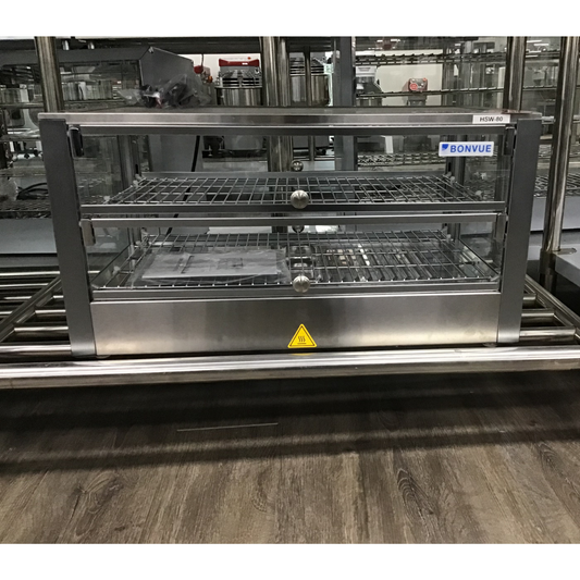 Ex-Showroom: Bonvue Countertop Self-Service Heated Food Display - HSW-80-VIC1034