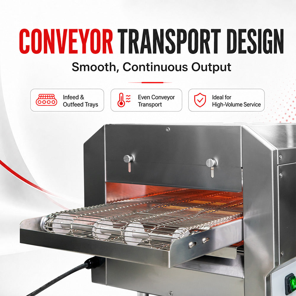 BakerMax Electric Conveyor Pizza Ovens - HX-14EP