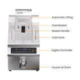 Benchstar Single Tank Auto Lifting Induction Fryer - IF3500S-AL