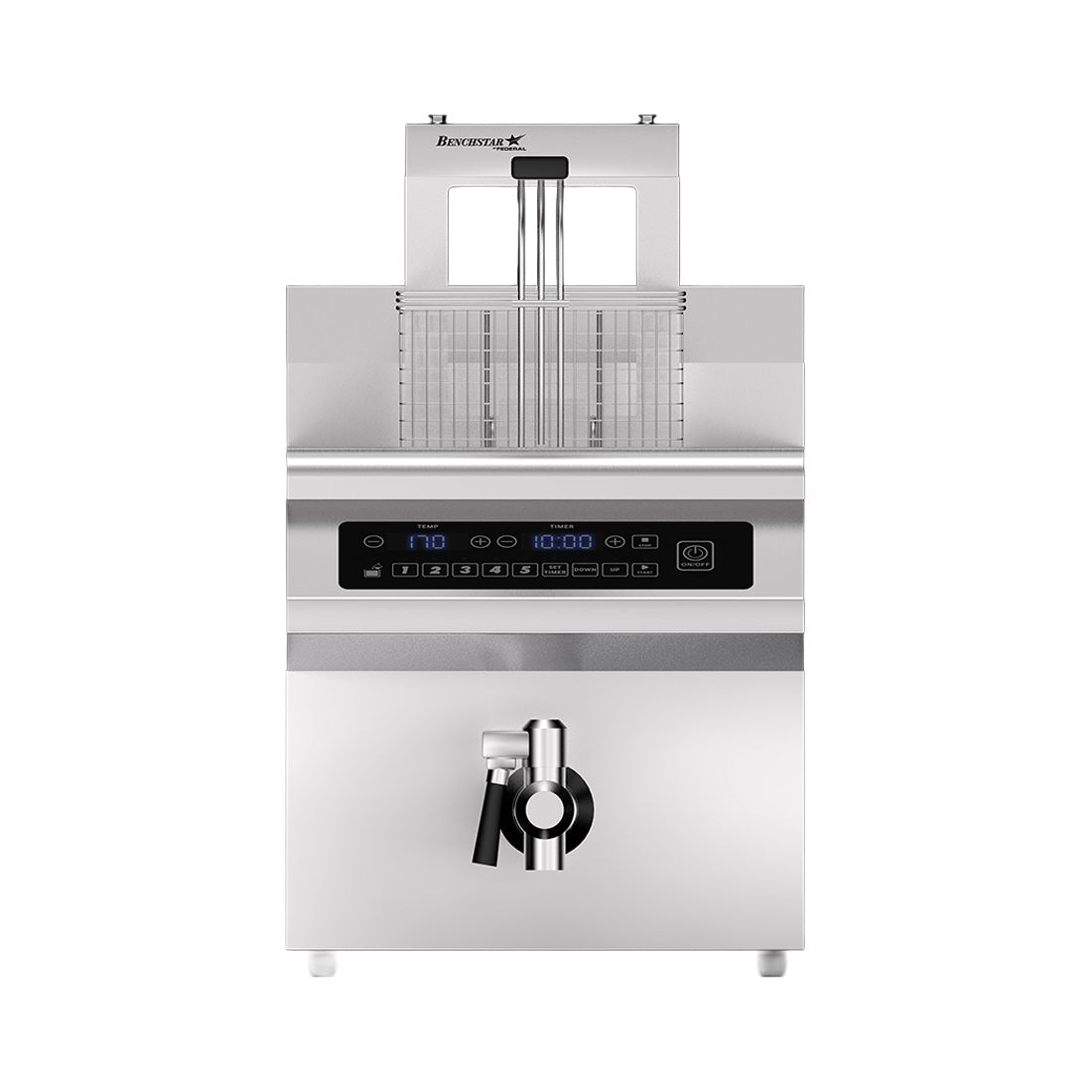 Benchstar Single Tank Auto Lifting Induction Fryer - IF3500S-AL