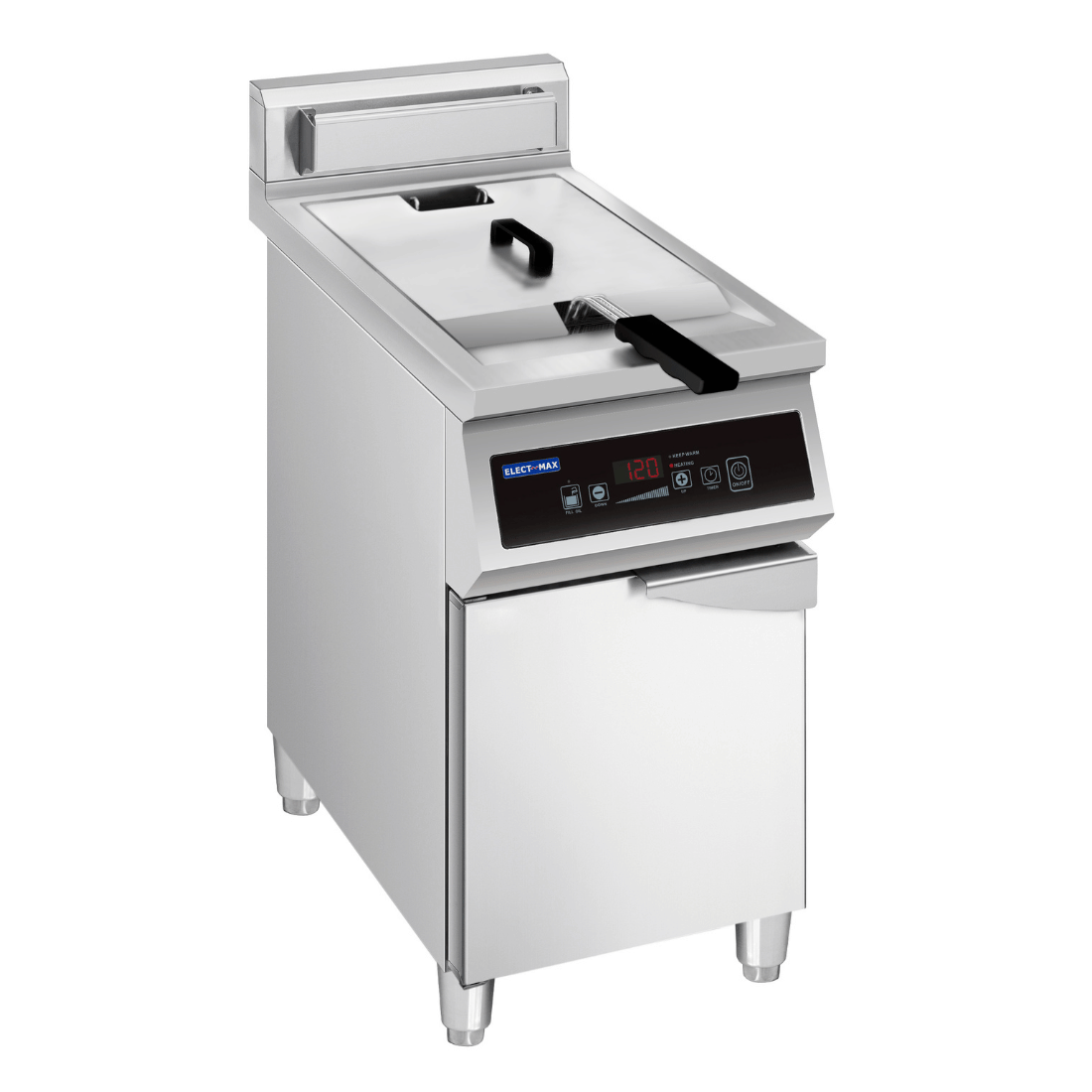 Electmax 700 Series Induction Single Fryer with Splashback IFS7-30L