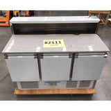 2NDs: FED-X Three Door Salad Prep Fridge with Marble Top - XGNS1300E-NSW2111