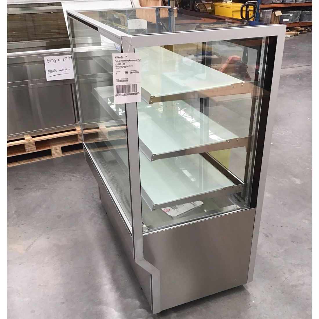 Ex Showroom: Bonvue Complex Chilled Square Display C1210-3S-NSW2088