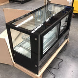 2NDs: Counter top square 2 Shelves Glass cold food display - GN-1200RT-NSW2101