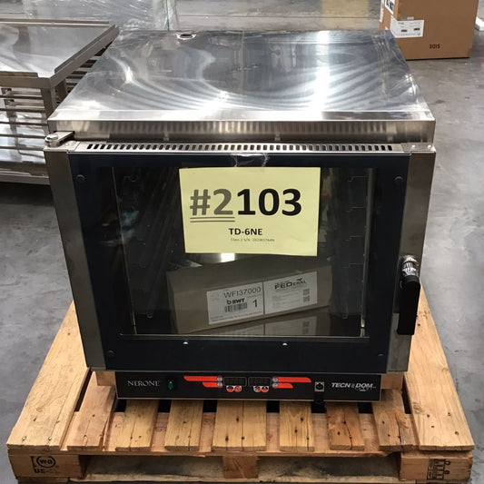 2NDs: TECNODOM Nerone MID Digital 6 Tray Combi Oven TD-6NE-NSW2103