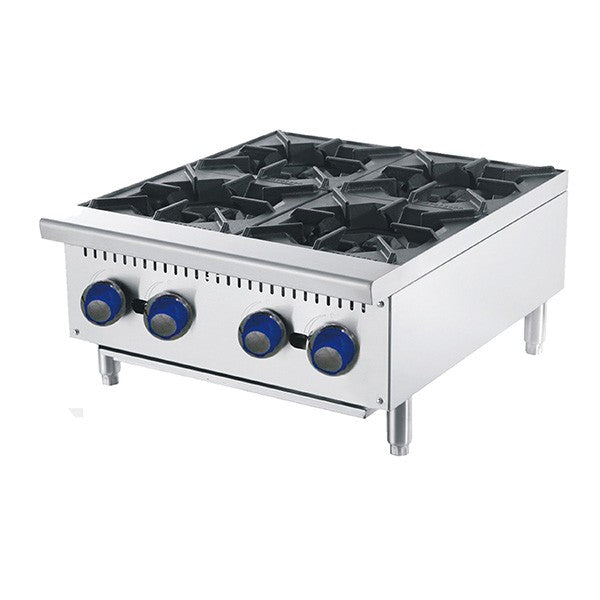 4 Burner Cook Tops W610 X D700 X H333 Cookrite ATHP-24-4-NG