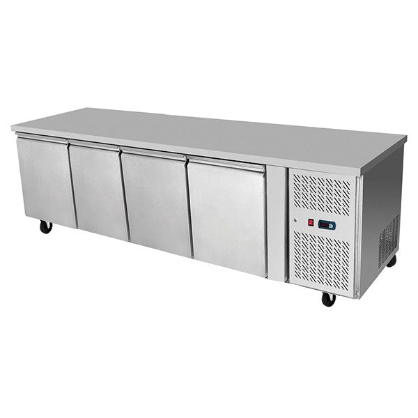 Underbench Four Door Freezer Table 2230mm EPF3482