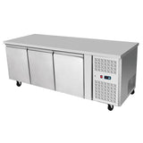 Underbench Three Door Freezer Table 1795mm EPF3472