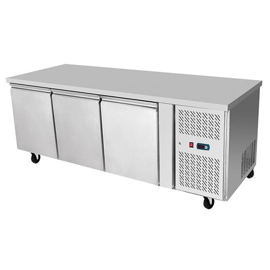 Underbench Three Door Cooling Fridge Table 1795mm EPF3432