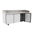 3 Door Pizza Table Fridge 2010mm EPF3485