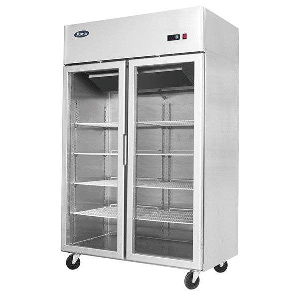 Top Mounted 2 Door Freezer Showcase 1314mm MCF8602