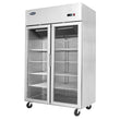 Top Mounted 2 Door Fridge Showcase 1314mm MCF8605