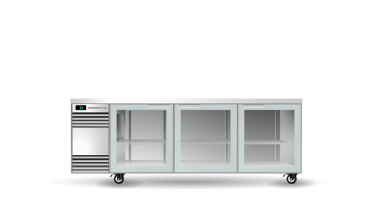 BackBar 3 Glass Swing Door SlimLine Fridge SL.3.GSW