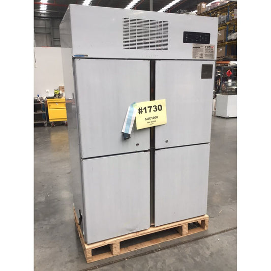 2NDs: TROPICAL Thermaster 4 x Half door SS Fridge SUC1000-NSW1730