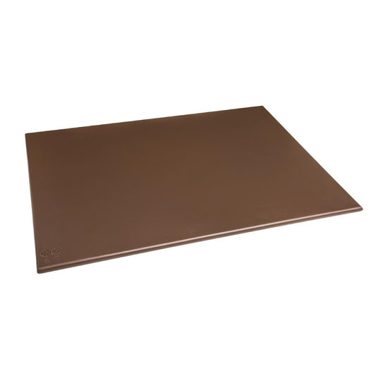 EDLP - Hygiplas High Density Chopping Board Brown - 600x450x12mm 23.5x17.75x0.5"
