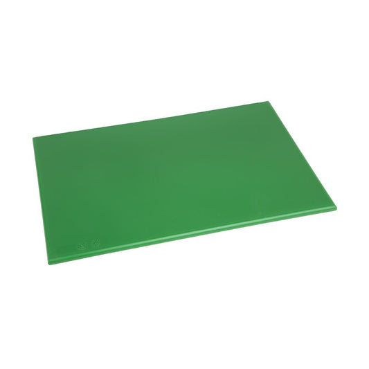 EDLP - Hygiplas High Density Chopping Board Green - 450x300x12mm 17.75x12x0.5"