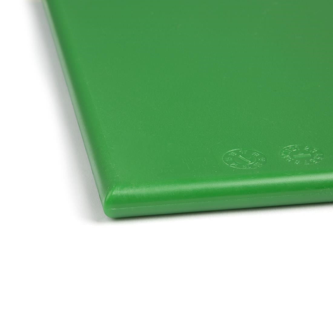 EDLP - Hygiplas High Density Chopping Board Green - 450x300x12mm 17.75x12x0.5"