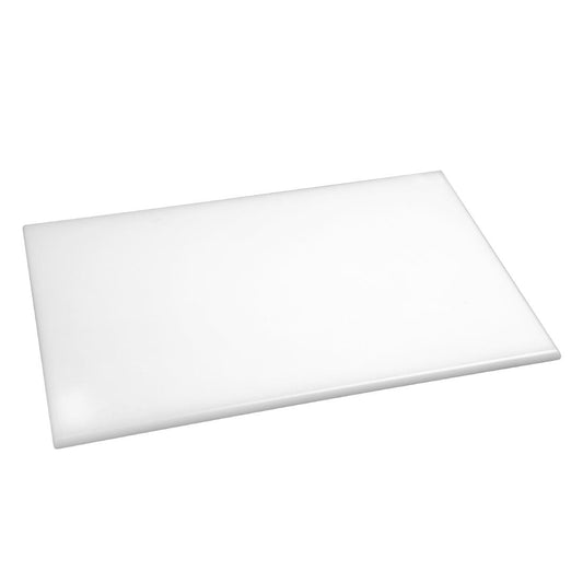 EDLP - Hygiplas High Density Chopping Board White - 450x300x12mm 17.75x12x0.5"