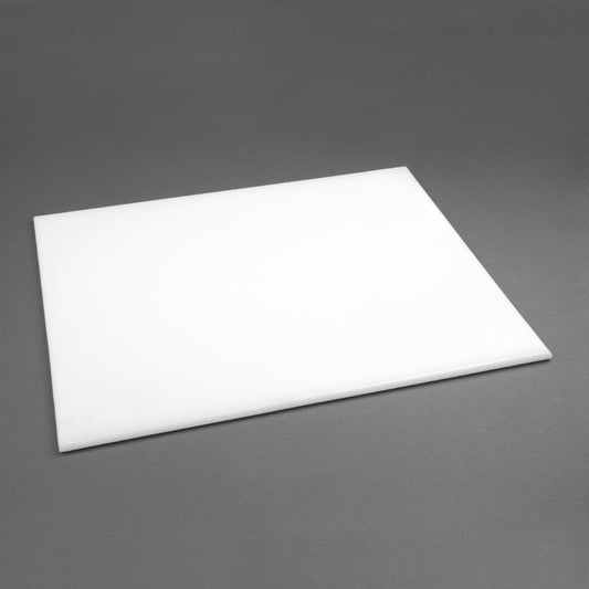 EDLP - Hygiplas High Density Chopping Board White - 600x450x12mm 23.5x17.75x0.5"