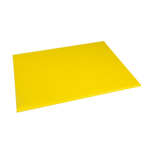 EDLP - Hygiplas High Density Chopping Board Yellow 600x450x12mm 23.5x17.75x0.5"