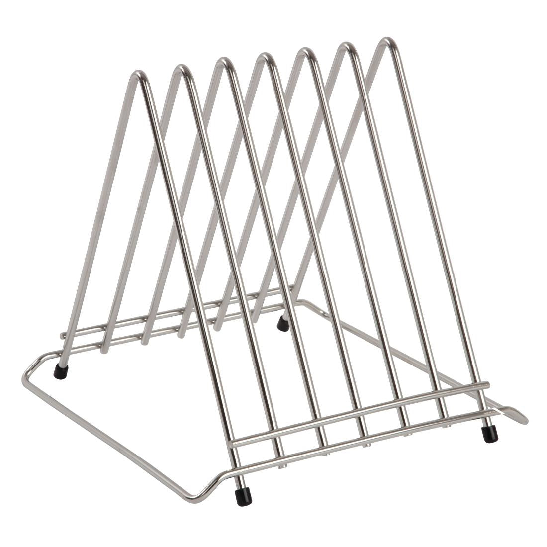 Hygiplas Chopping Board Rack Triangle St/St ? 6x 30mm slots