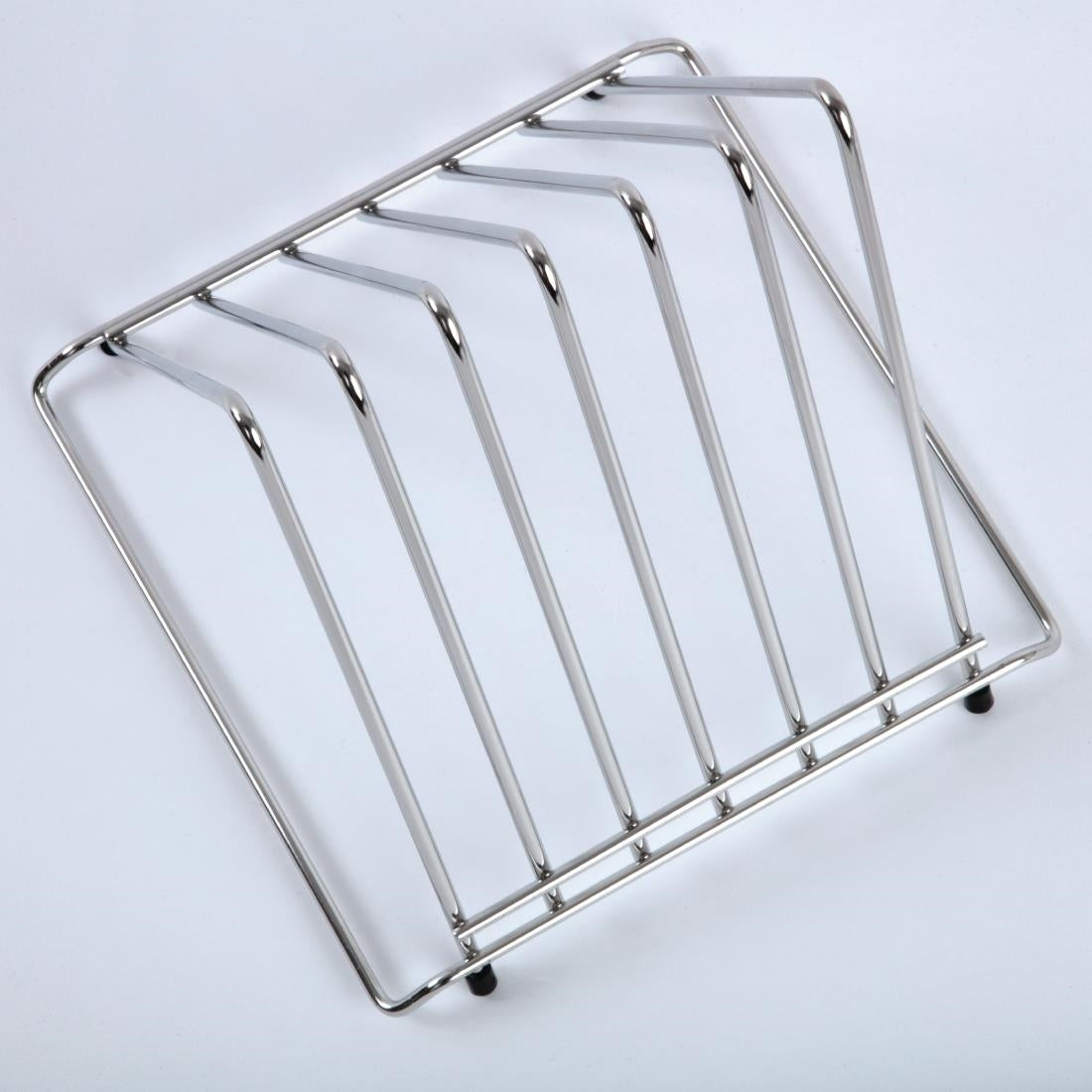 Hygiplas Chopping Board Rack Triangle St/St ? 6x 30mm slots