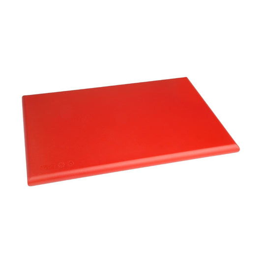Hygiplas Thick High Density Chopping Board - 450x300x20mm Red