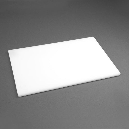 EDLP - Hygiplas Low Density Chopping Board White - 18x12x1/2"
