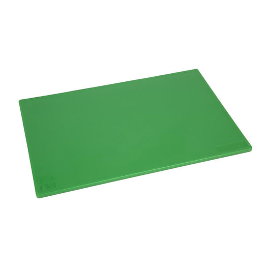 EDLP - Hygiplas Low Density Chopping Board Green - 18x12x1/2"