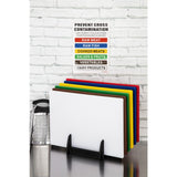 Hygiplas LDPE Chopping Board Set (6 Boards Rack & Wall Chart)