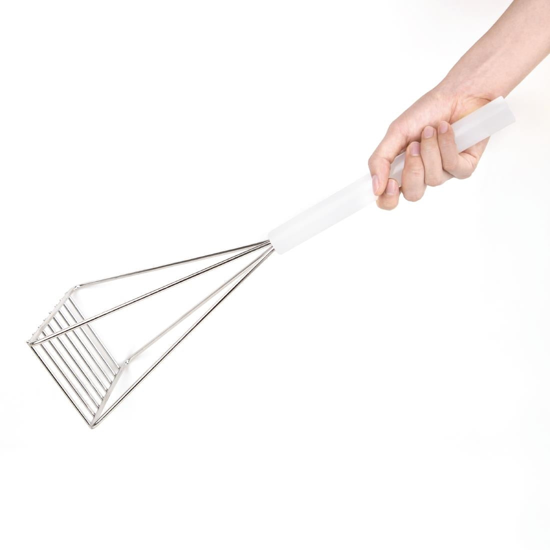 Vogue Rectangle Potato Masher - 150x100mm 6x4"