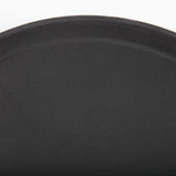 EDLP - Olympia Kristallon Round Tray Anti-Slip Fibreglass Black - 406mm 16"