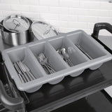 Olympia Kristallon Cutlery Tray 4 Compartment - GN 1/1