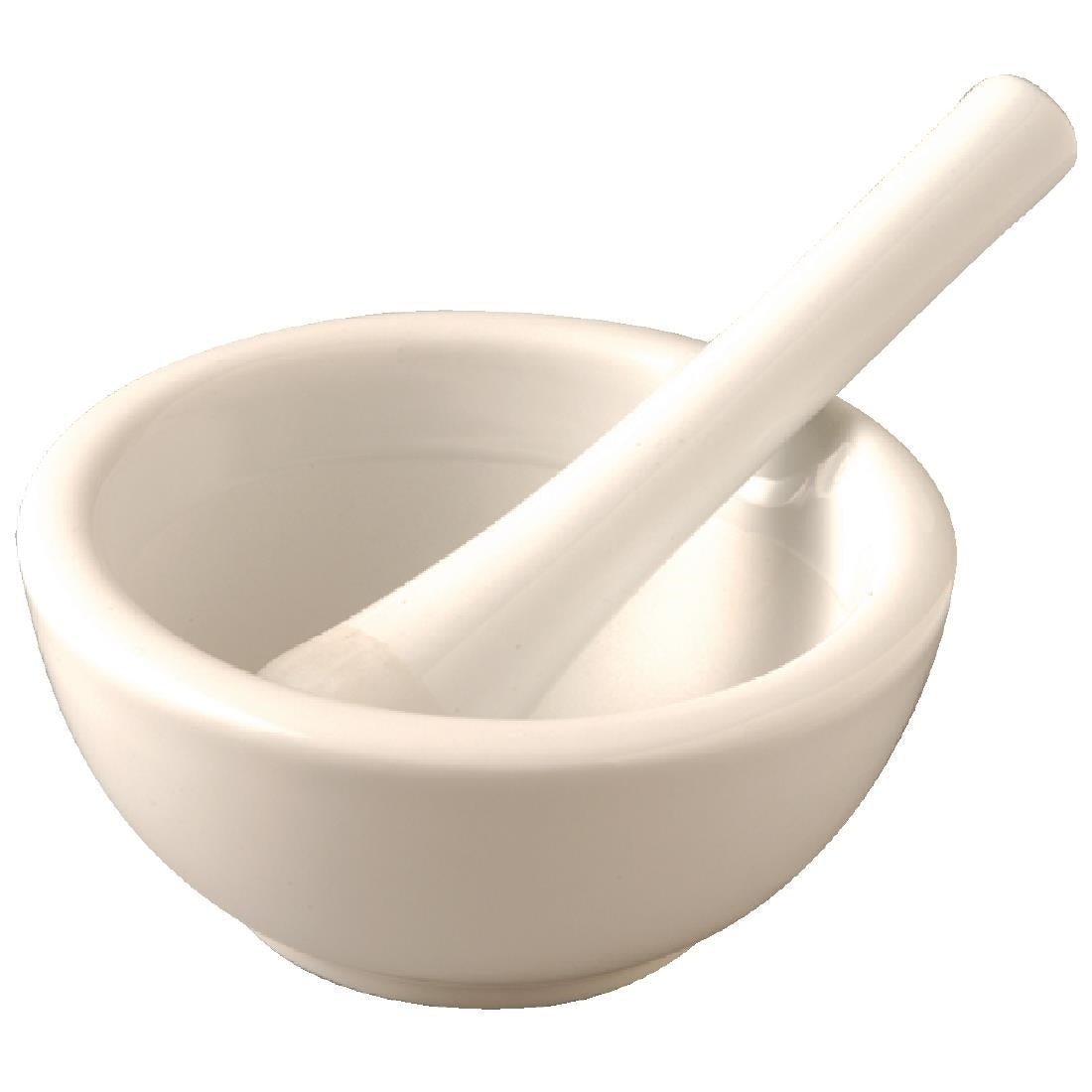 Vogue Porcelain Pestle & Mortar - 115mm 4 1/2"