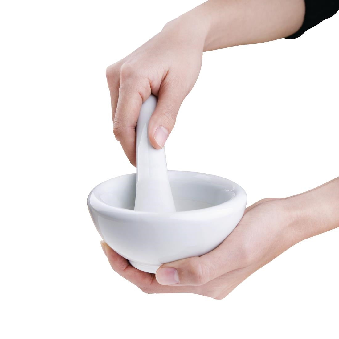 Vogue Porcelain Pestle & Mortar - 115mm 4 1/2"